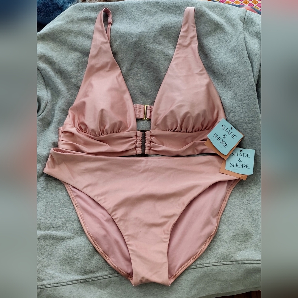 Shade & Shore Pink Bikini Set